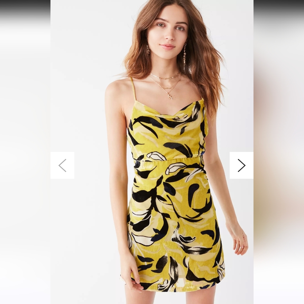 OBEY Savoy Burnout Velvet MiniDress